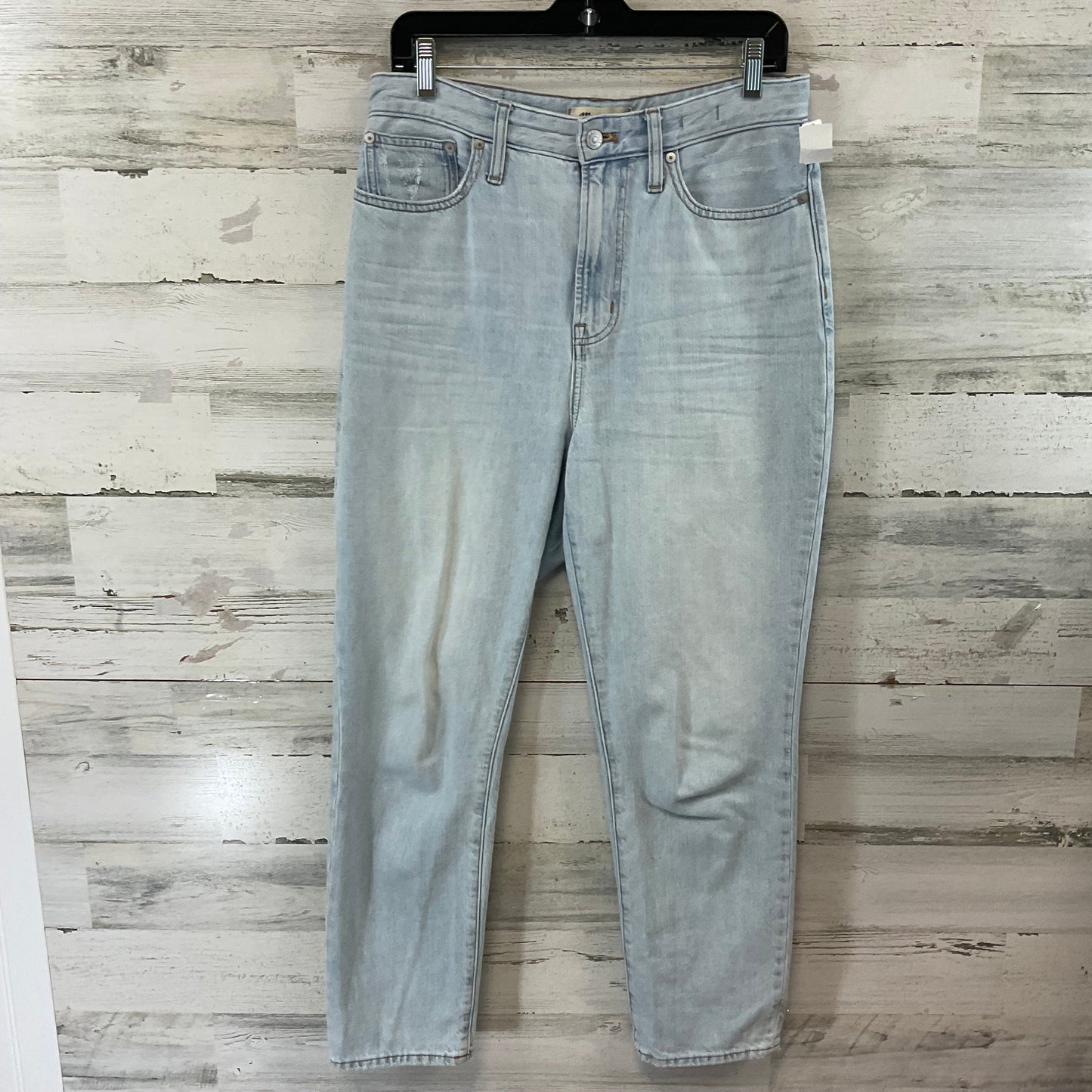 Jeans Straight By Madewell In Blue Denim, Size: 6