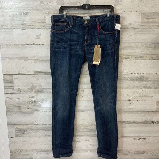 Jeans Straight By Current/elliott In Blue Denim, Size: 10