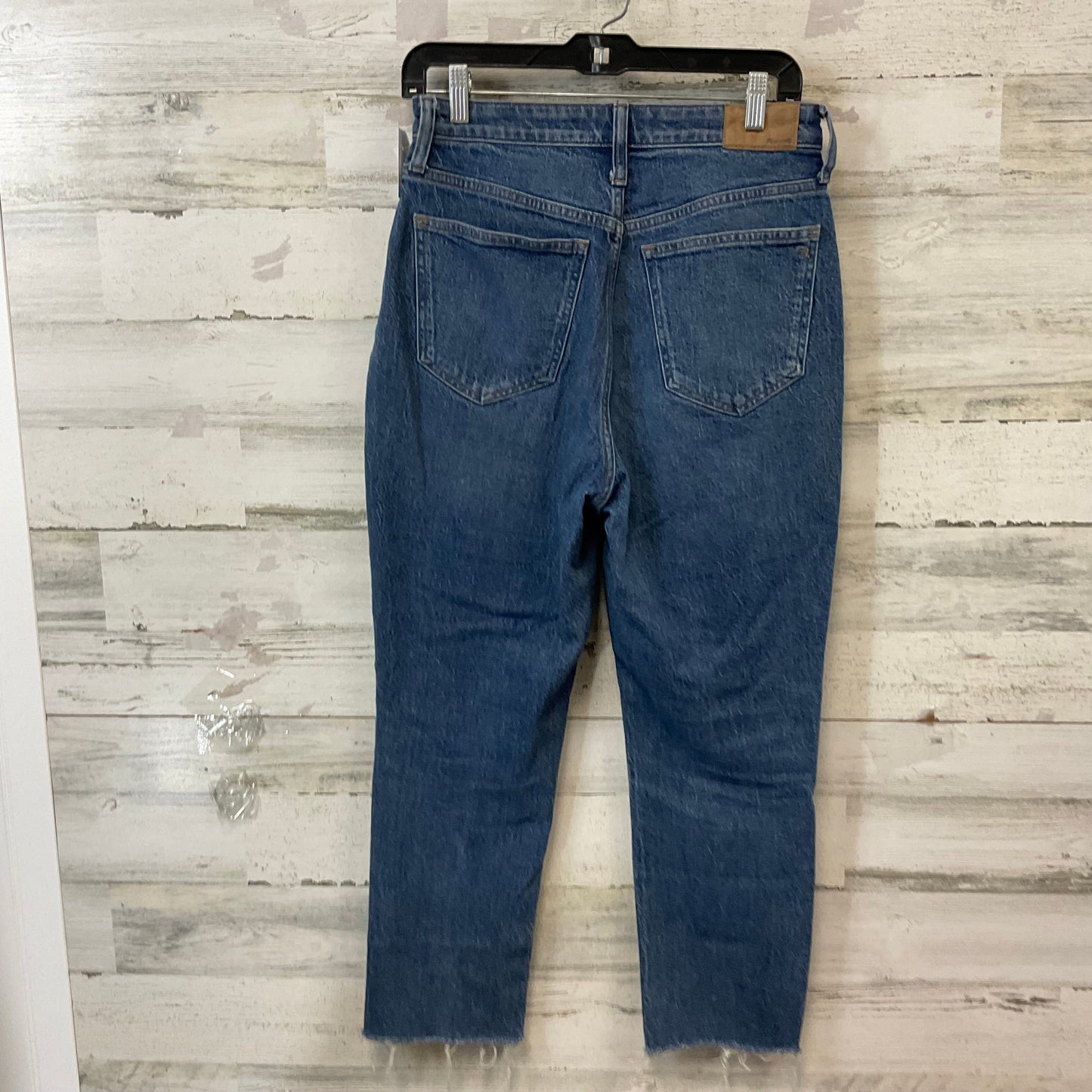 Jeans Straight By Madewell In Blue Denim, Size: 6