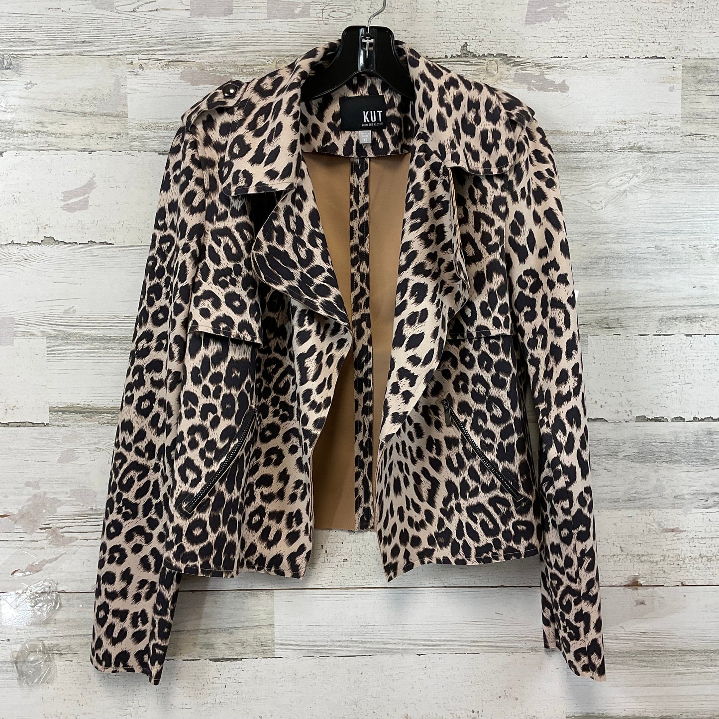 Jacket Other By Kut In Animal Print, Size: Xs