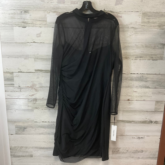 Dress Party Short By Calvin Klein In Black, Size: Xl