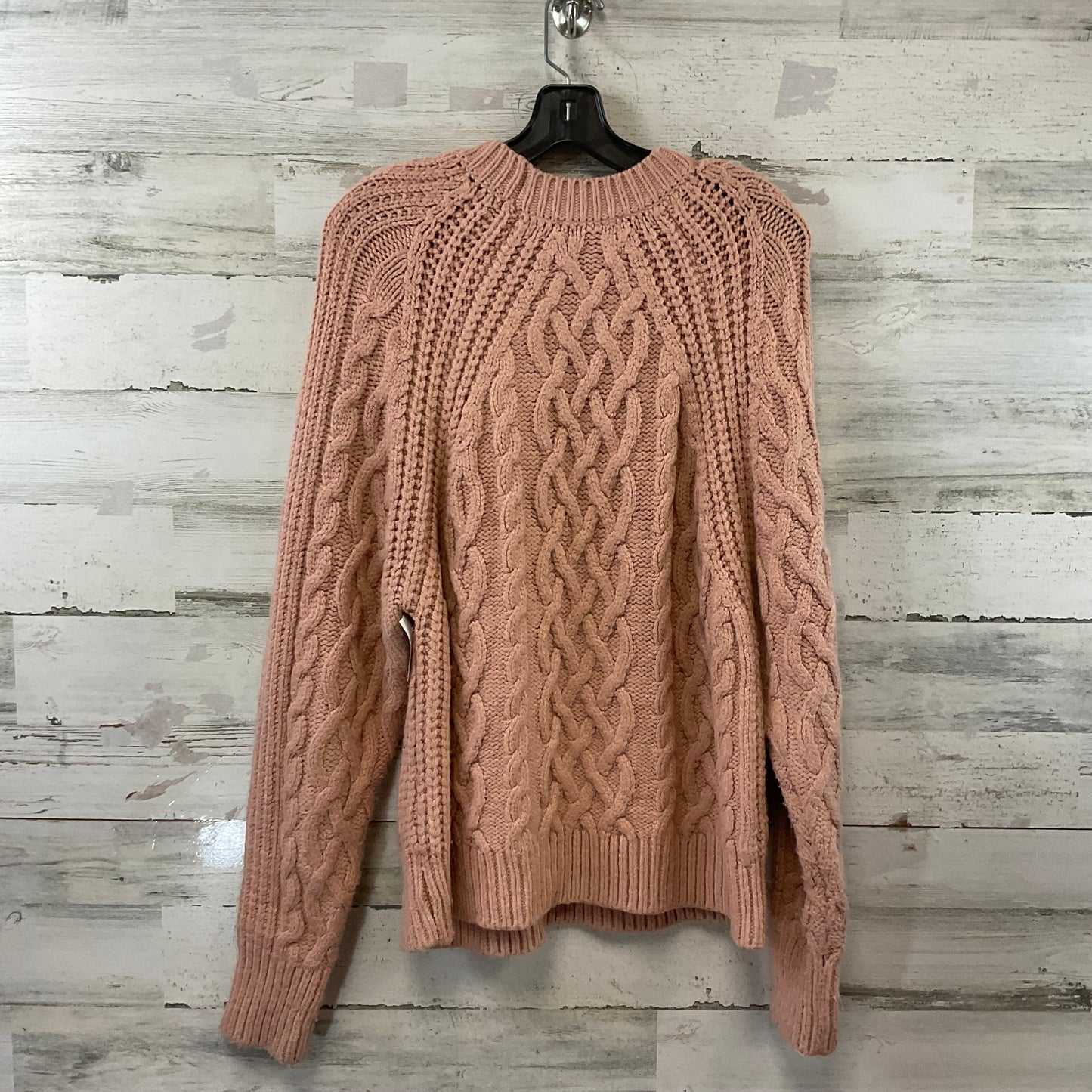 Sweater By Mng In Peach, Size: Xl