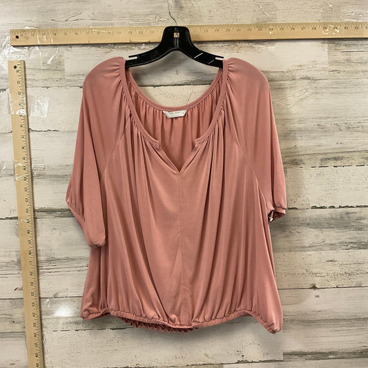 Top Short Sleeve By Lucky Brand  Size: Xl