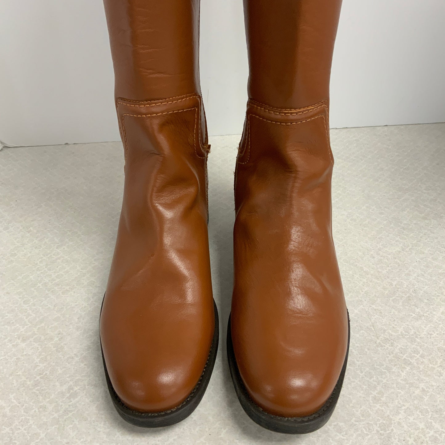 Boots Knee Flats By Franco Sarto In Brown, Size: 7.5