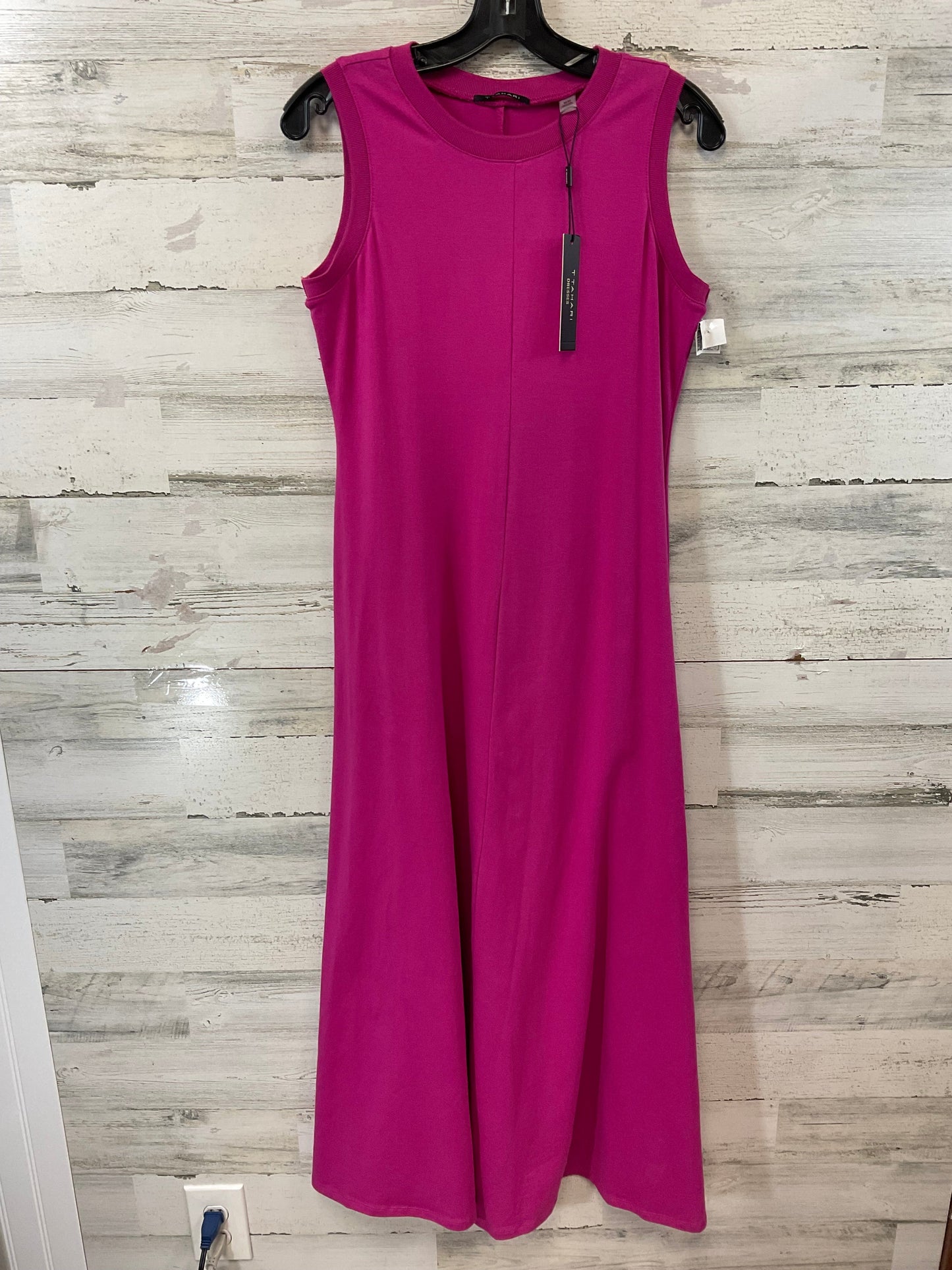 Dress Casual Maxi By Tahari By Arthur Levine In Pink, Size: M