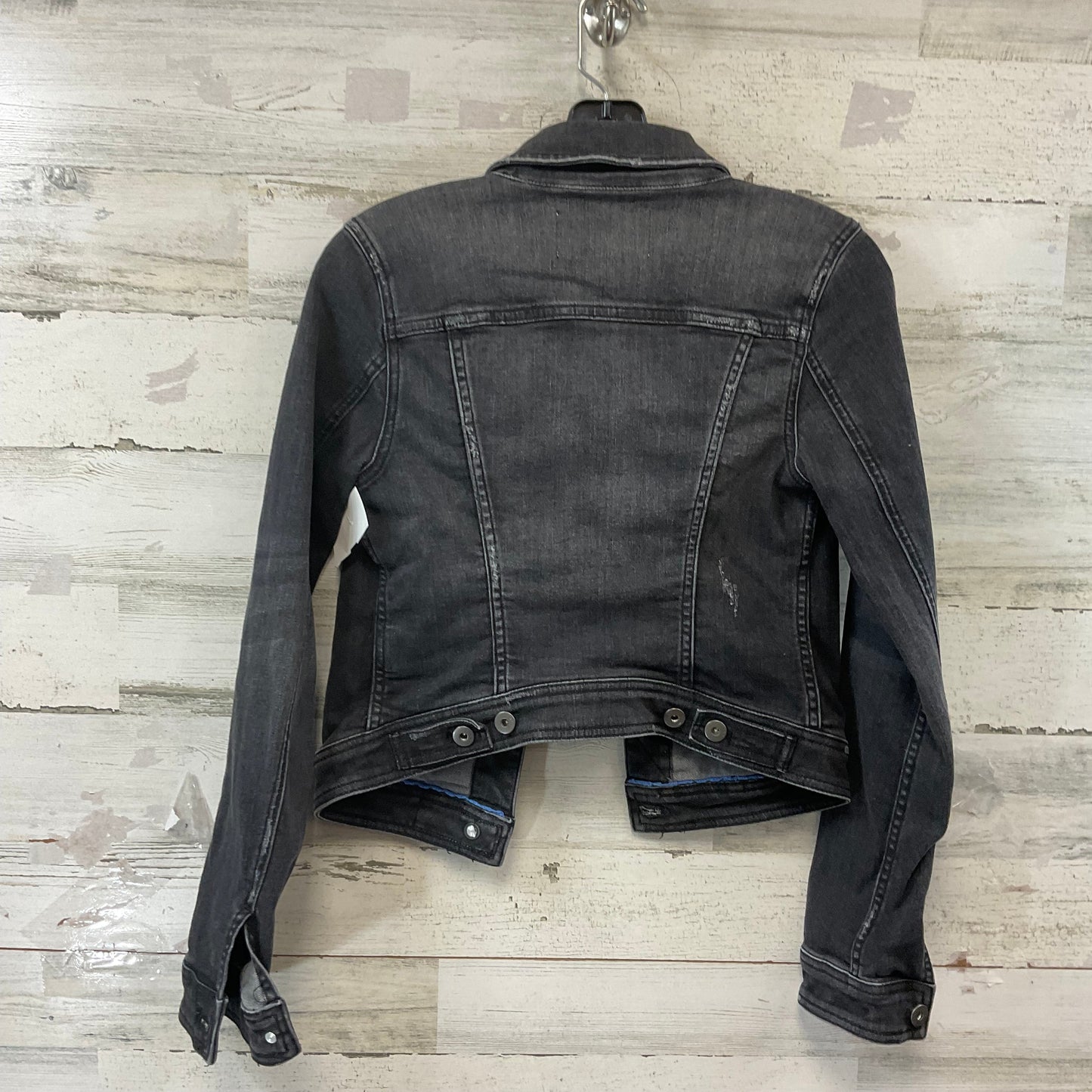 Jacket Denim By Pilcro In Black Denim, Size: Xs