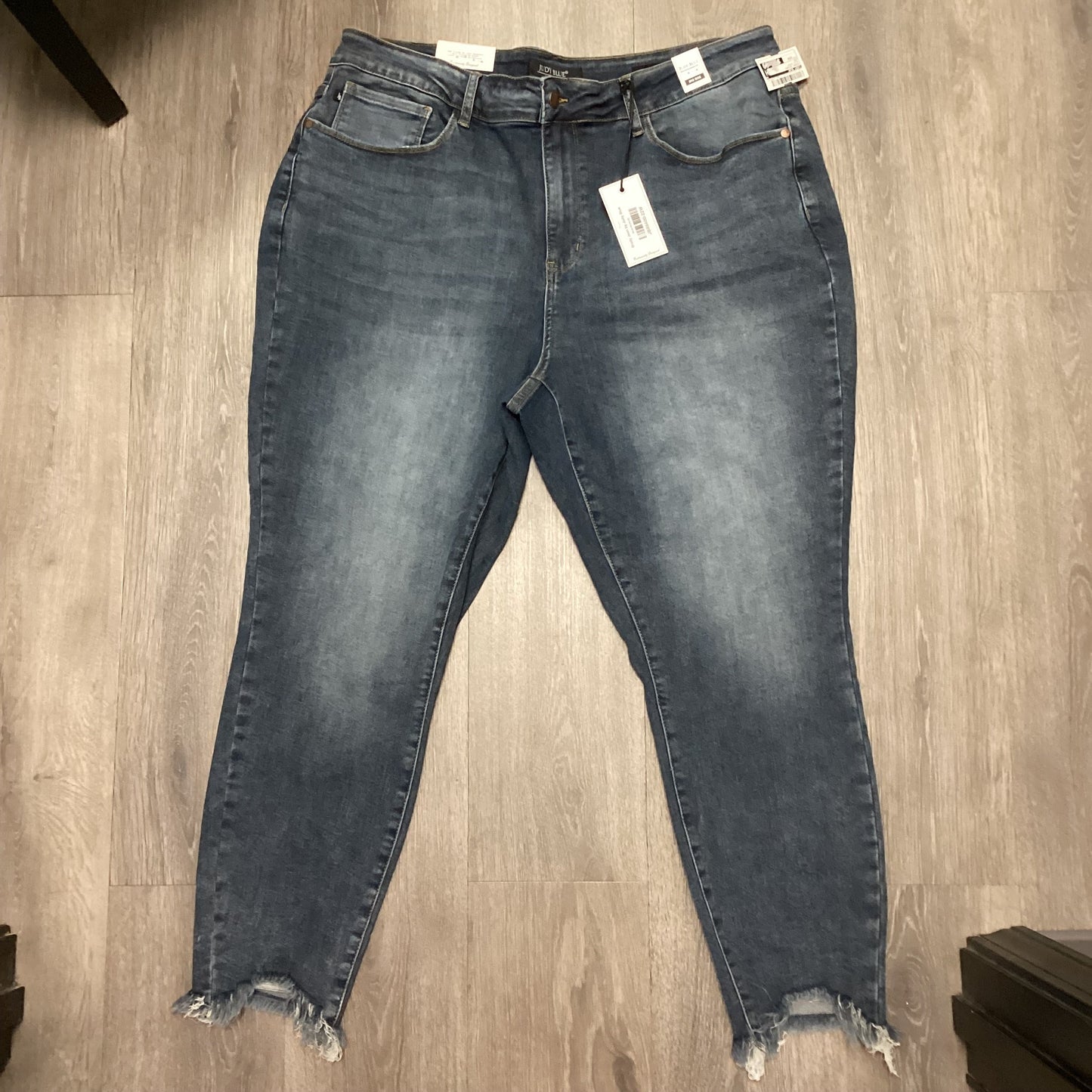 Jeans Skinny By Judy Blue In Blue Denim, Size: 22w