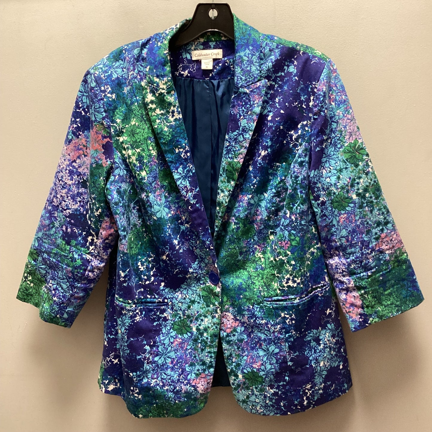 Blazer By Coldwater Creek In Blue, Size: Xl