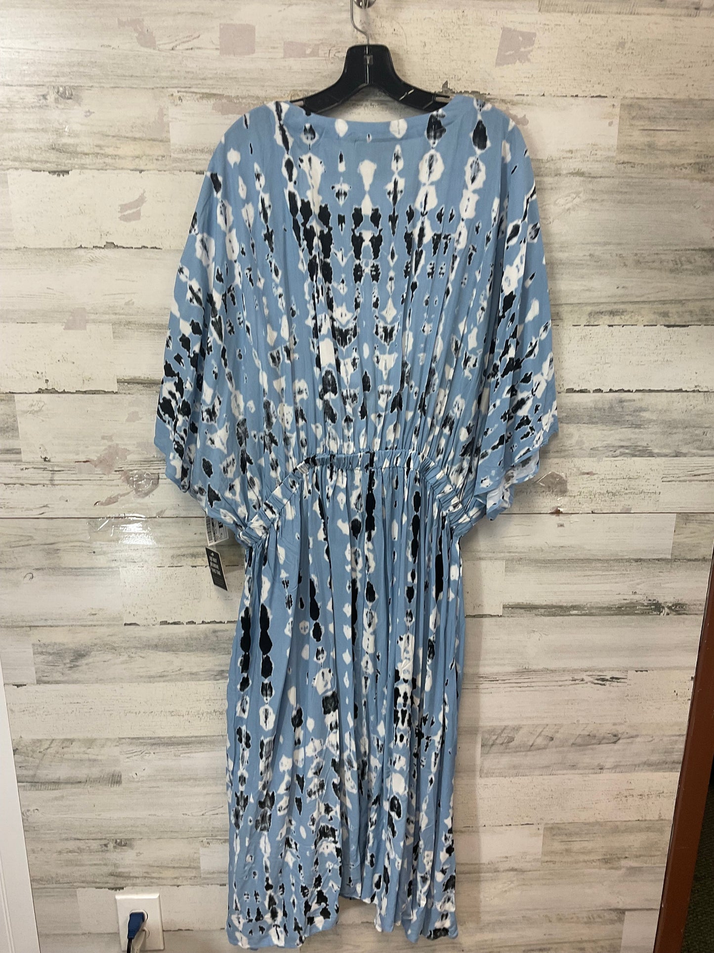 Dress Casual Midi By Ashley Stewart In Blue, Size: 3x