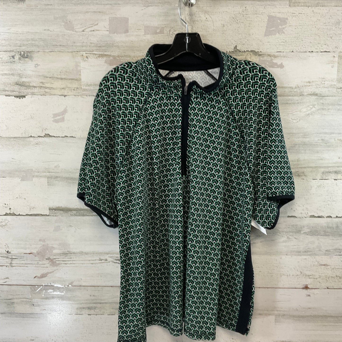 Top Short Sleeve By Talbots In Green, Size: 3x