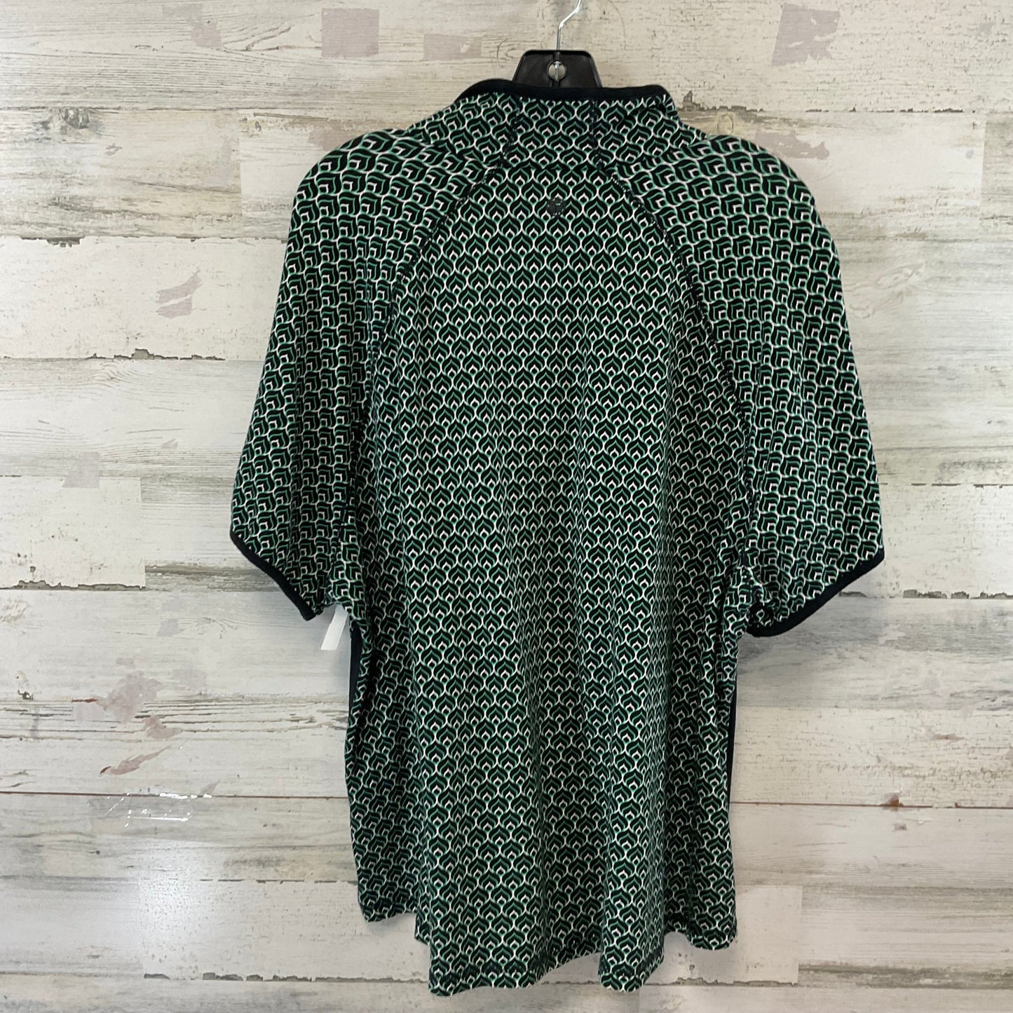 Top Short Sleeve By Talbots In Green, Size: 3x