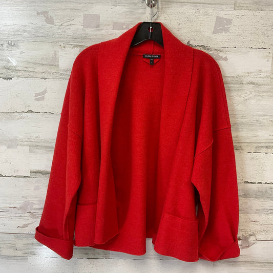 Jacket Other By Eileen Fisher In Red, Size: S