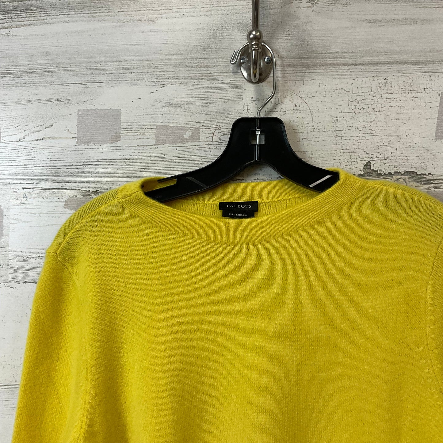 Sweater Cashmere By Talbots In Yellow, Size: M