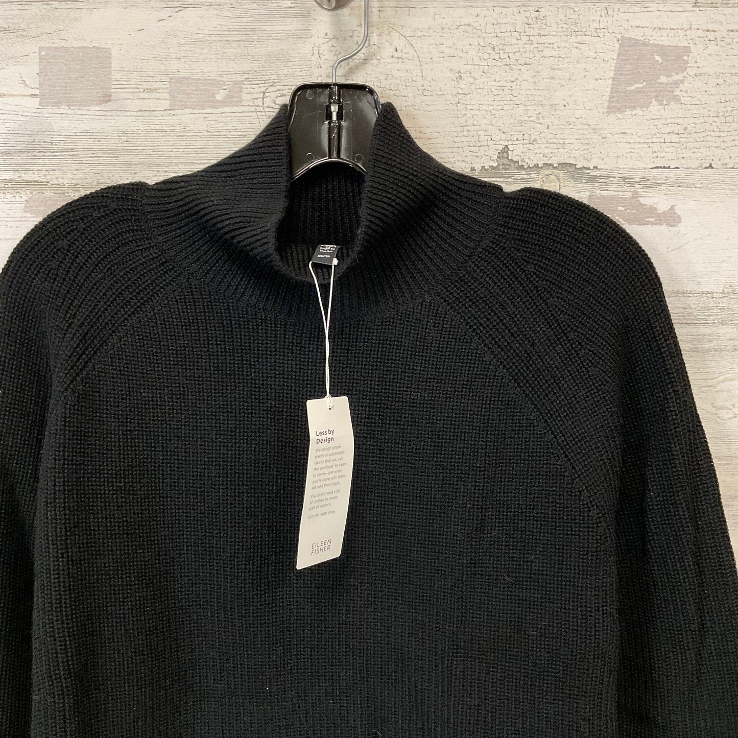 Sweater By Eileen Fisher In Black, Size: Xs