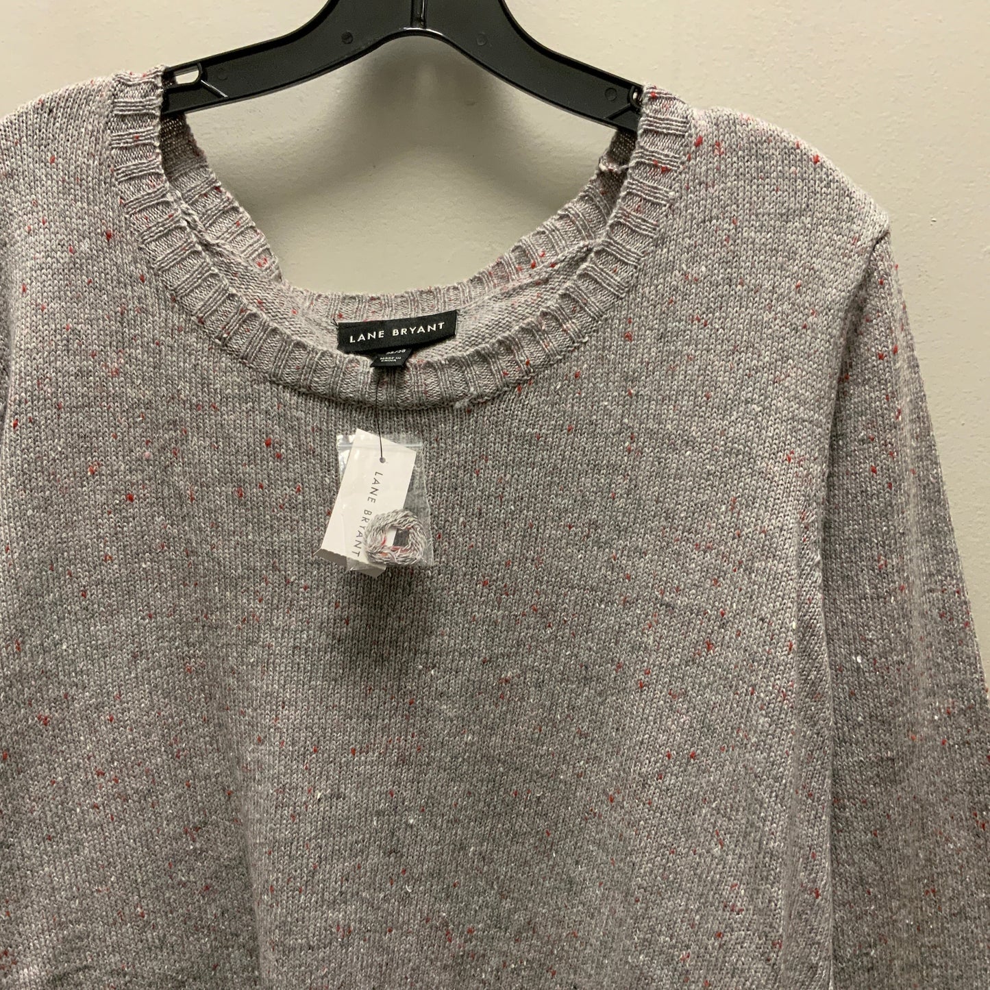 Sweater By Lane Bryant In Grey, Size: 4x