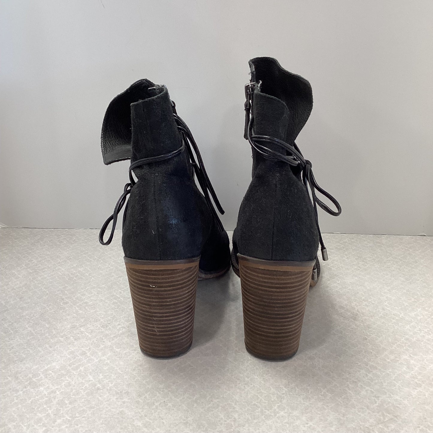 Boots Ankle Heels By Franco Sarto In Black, Size: 11