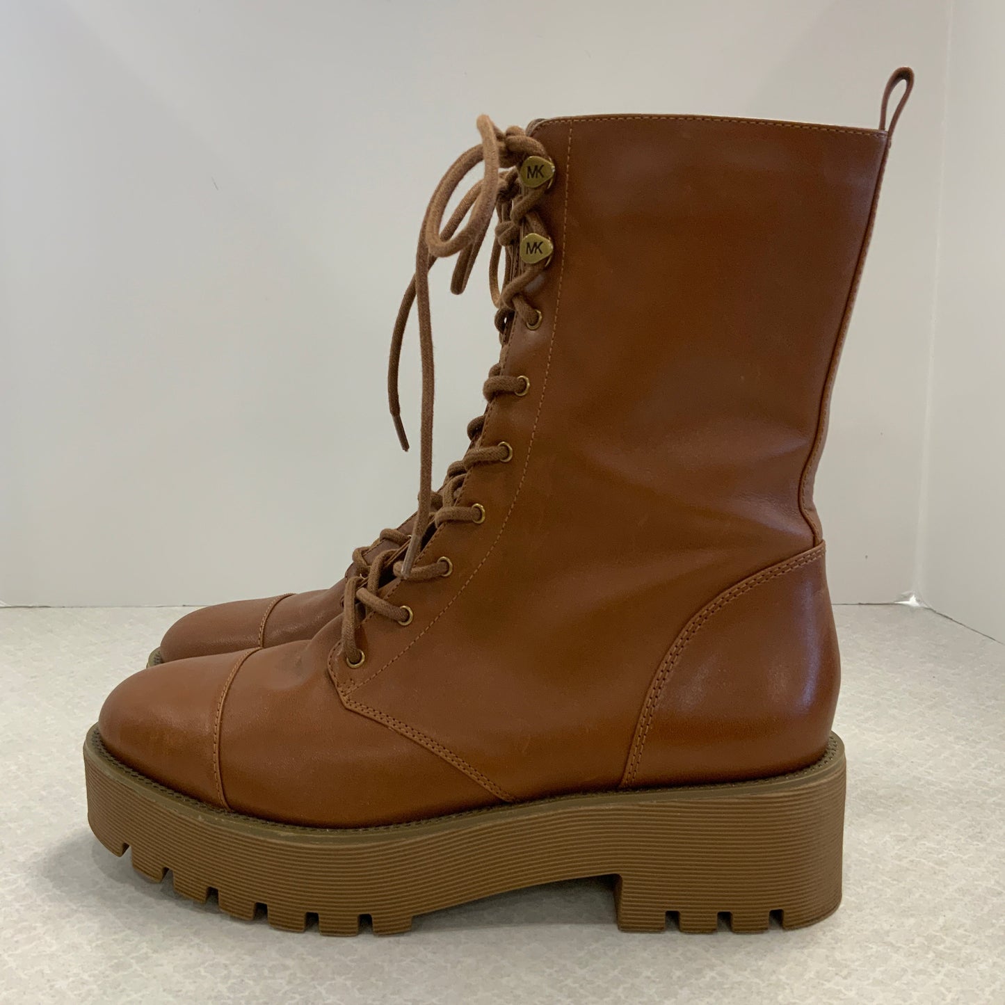 Boots Combat By Michael By Michael Kors In Brown, Size: 8.5