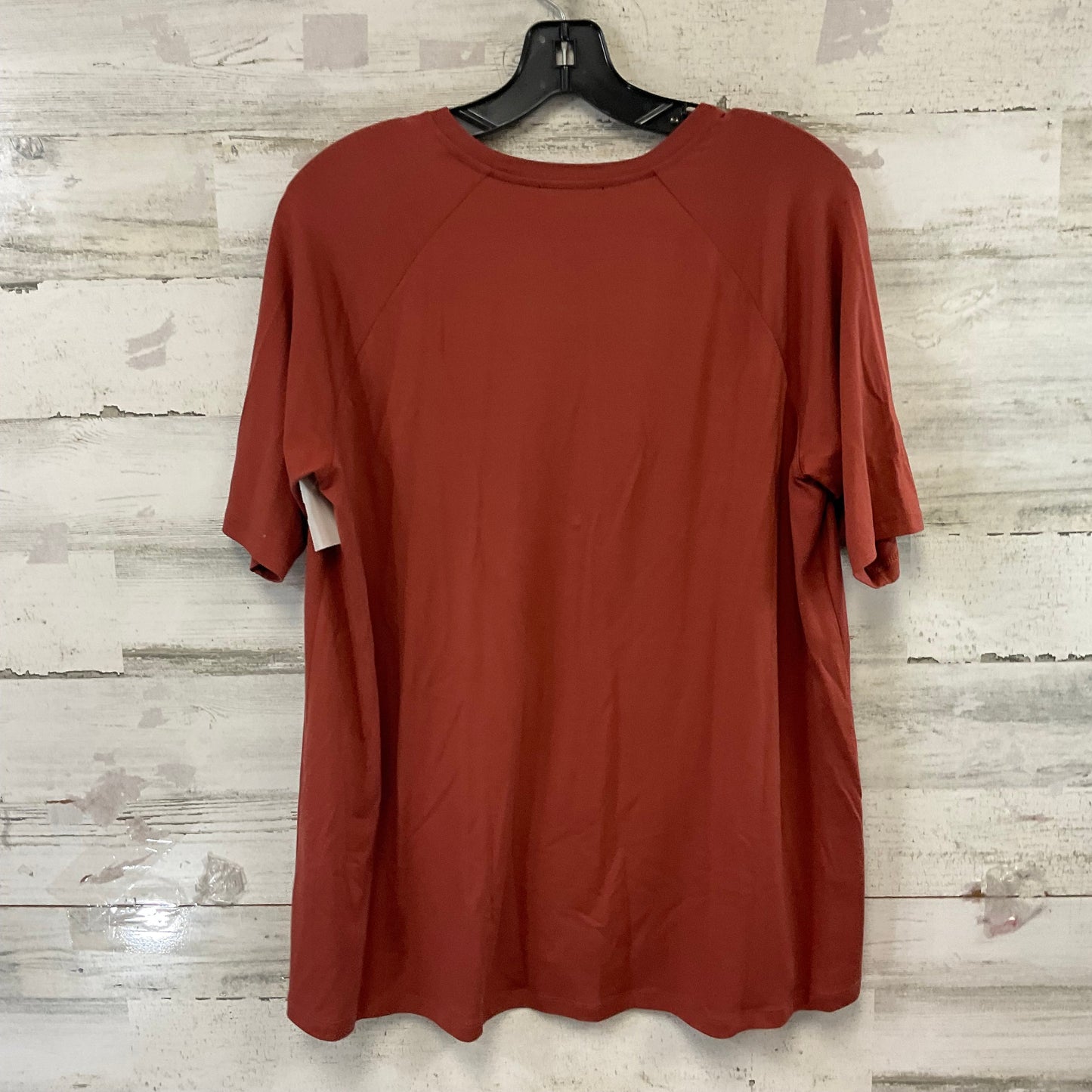 Top Short Sleeve By Eileen Fisher In Orange, Size: S