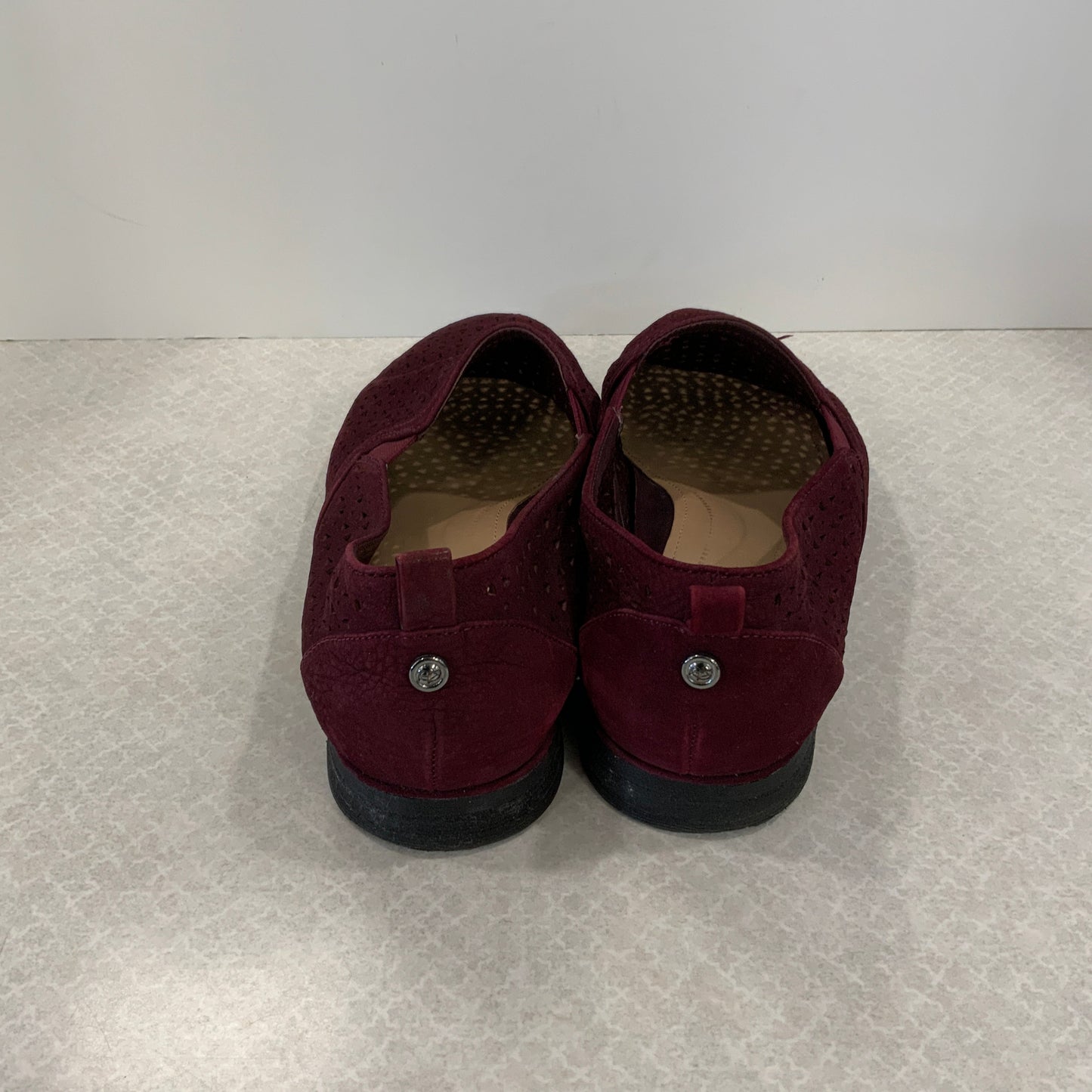 Shoes Flats By Nurture In Maroon, Size: 9.5