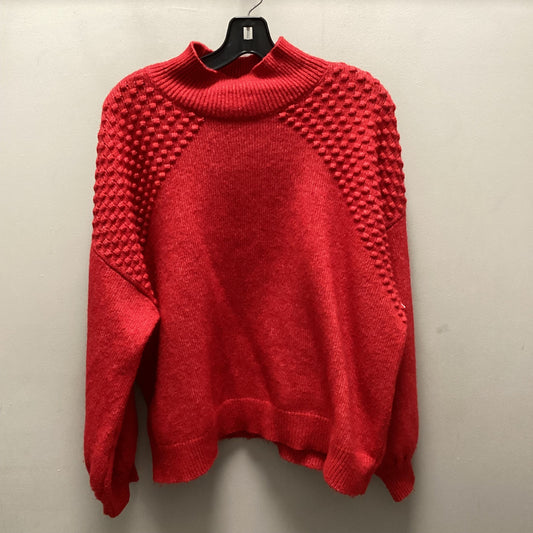 Sweater By Nine West In Red, Size: Xxl