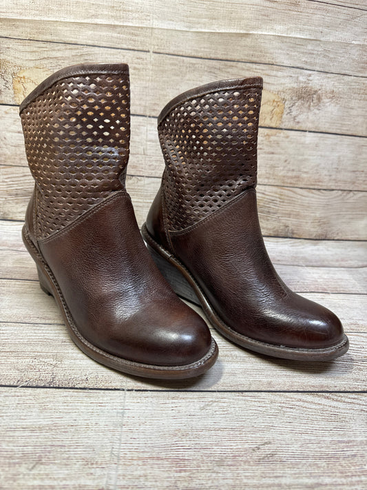 Boots Leather By Bed Stu In Brown, Size: 8.5