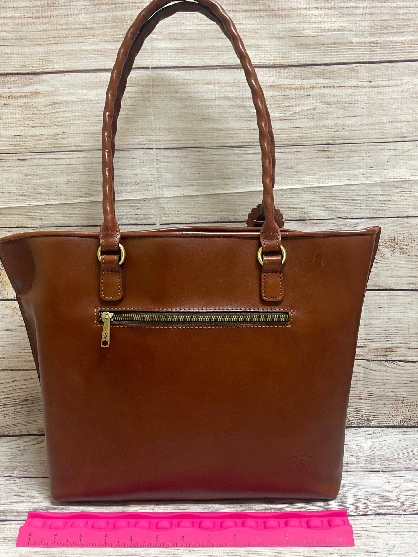 Tote Leather By Patricia Nash, Size: Large