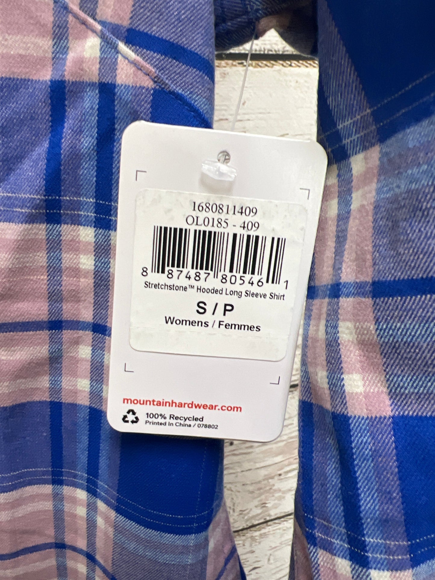 Blue & Pink Jacket Shirt Mountain Hardwear, Size S