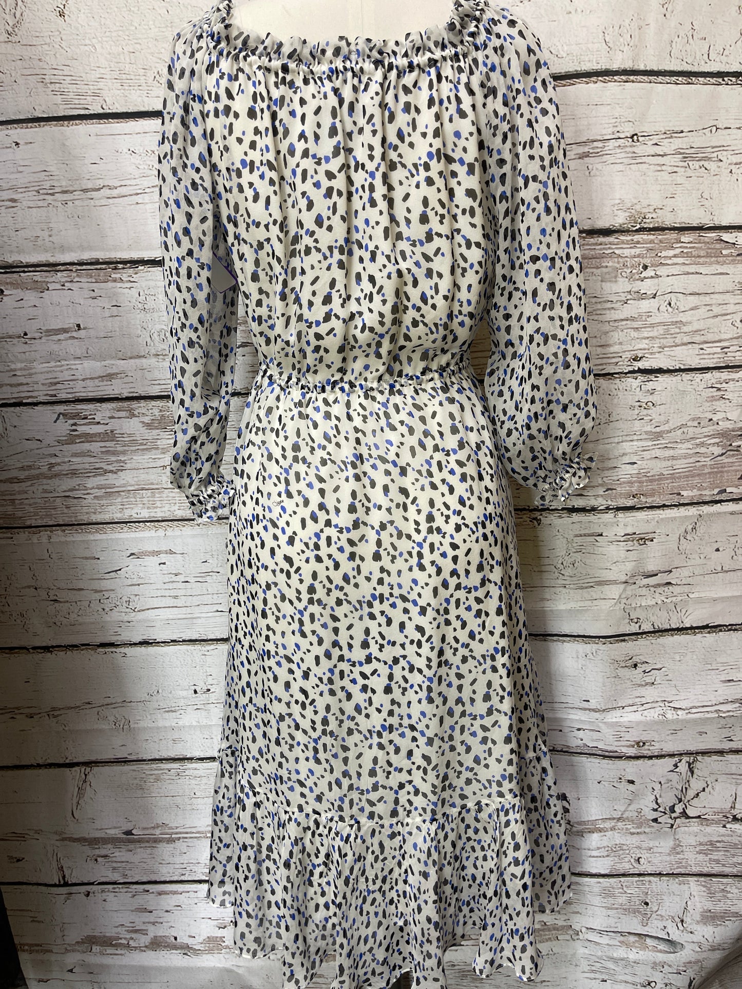 Animal Print Dress Designer Diane Von Furstenberg, Size Xs