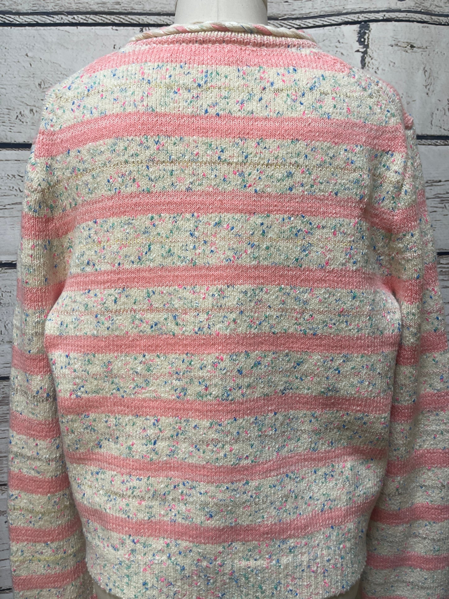 Sweater Cardigan By J. Crew In Pink, Size: L