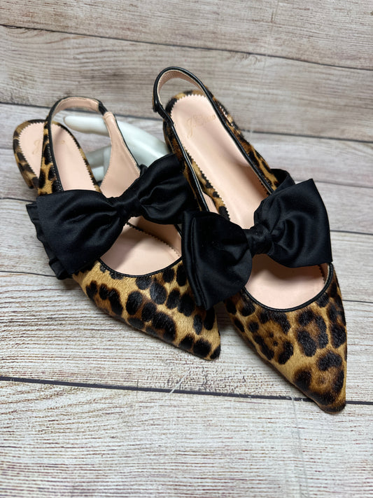 Shoes Flats By J. Crew In Animal Print, Size: 8