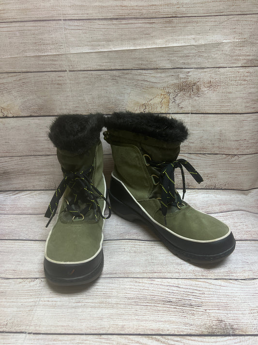 Boots Snow By Sorel In Green, Size: 9.5