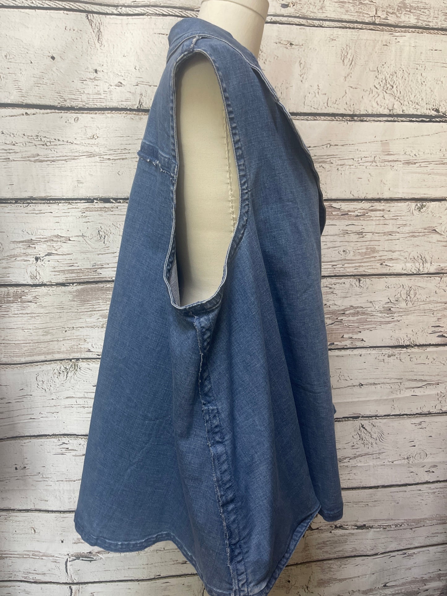 Blue Denim Vest Other Lane Bryant, Size 3x