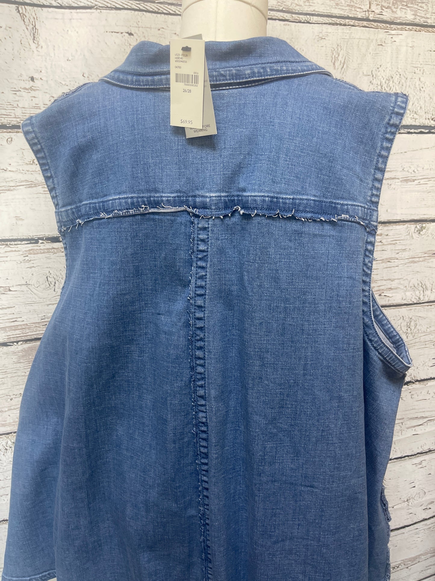 Blue Denim Vest Other Lane Bryant, Size 3x