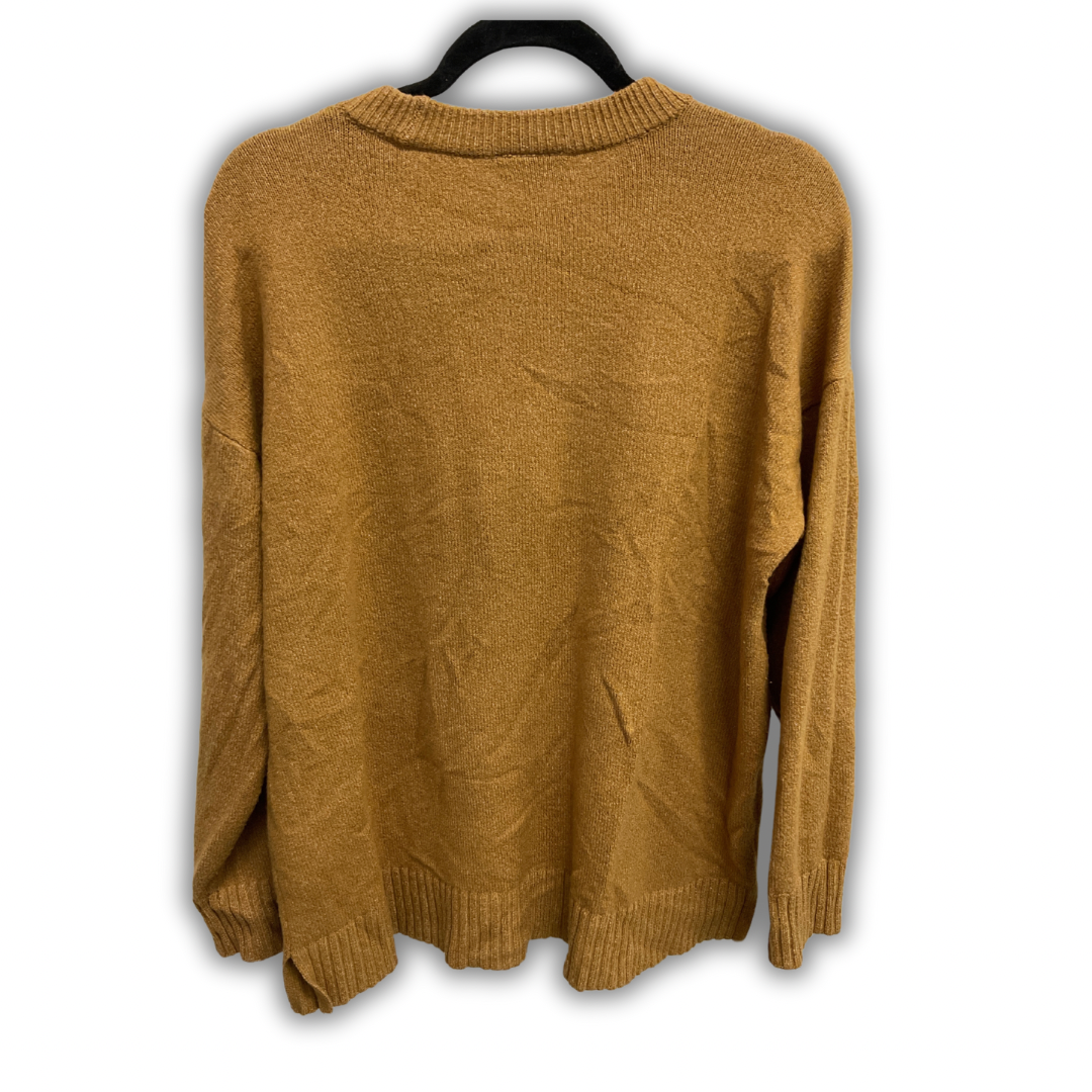 Sweater By Loft In Gold, Size: Xl