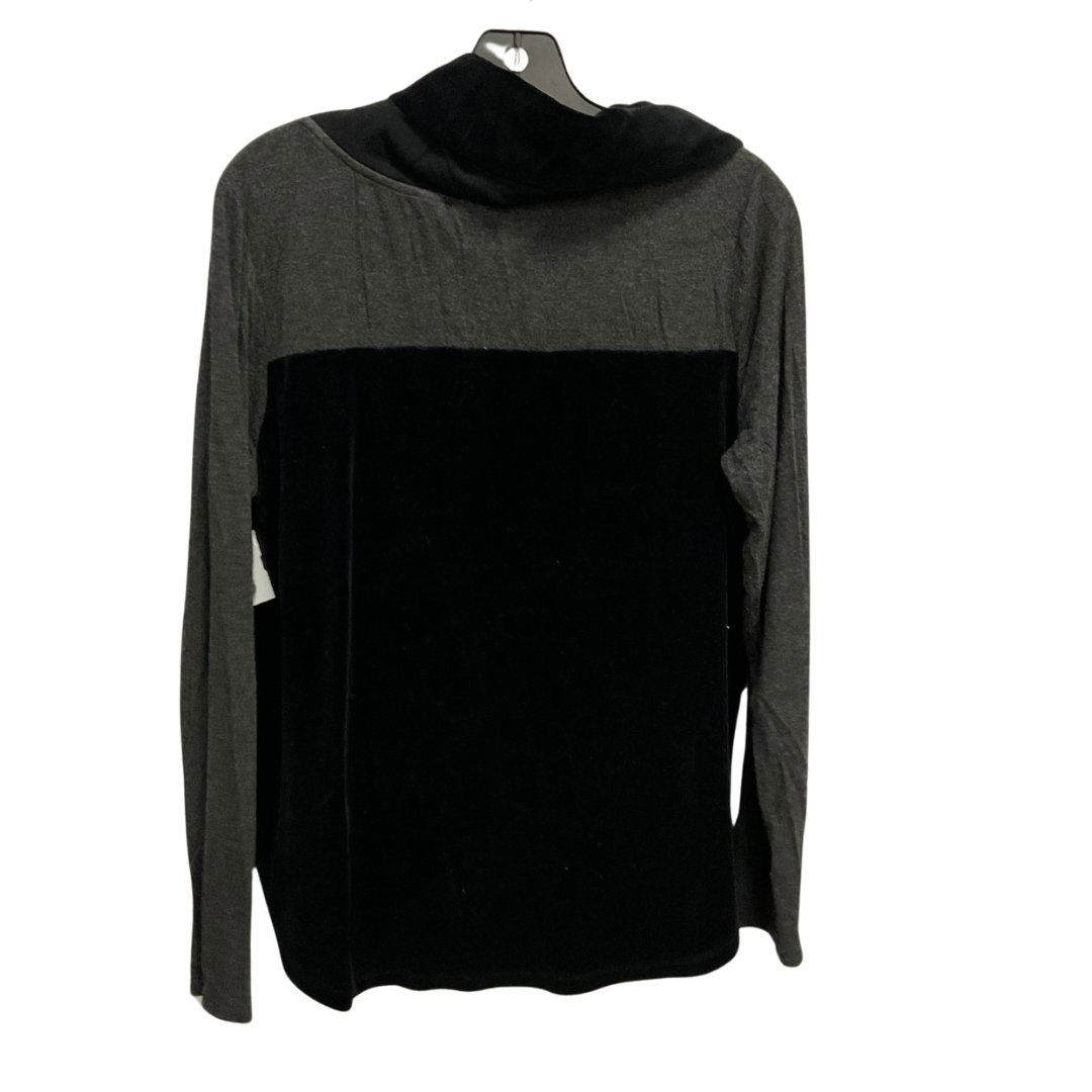 Top Long Sleeve By Chicos In Black, Size: M