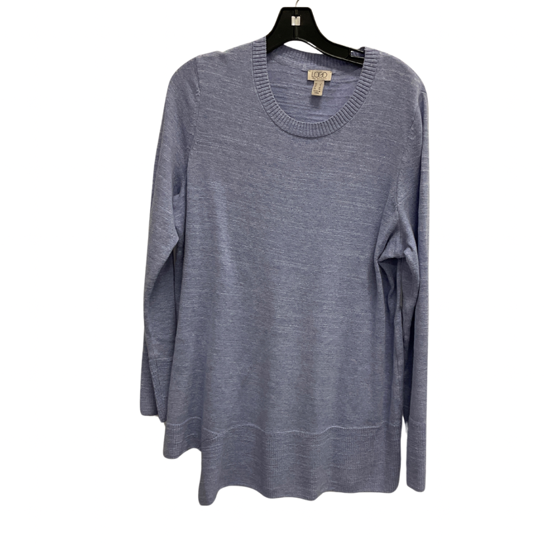 Sweater By Logo In Blue, Size: L