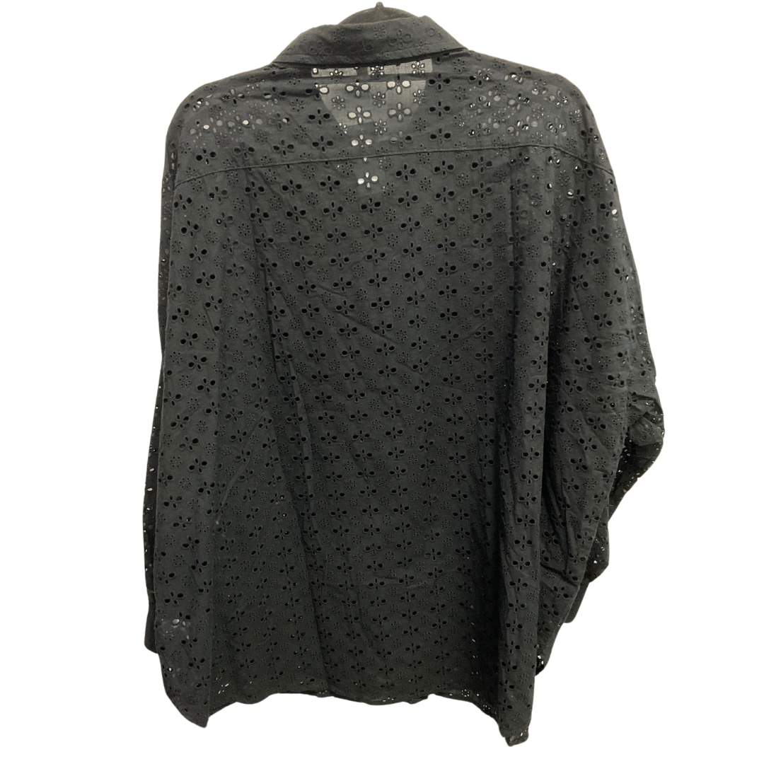 Top Long Sleeve By Maurices In Black, Size: 3x