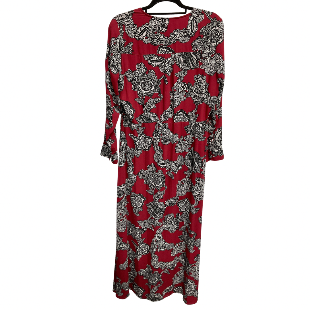 Dress Casual Maxi By Express In Red, Size: M