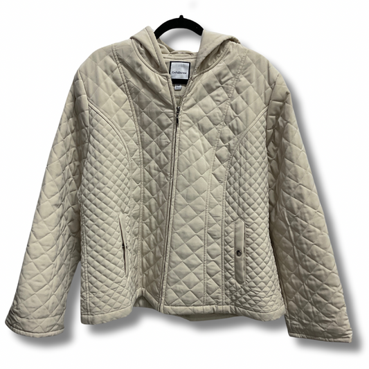 Jacket Puffer & Quilted By Croft And Barrow In Tan, Size: Xxl