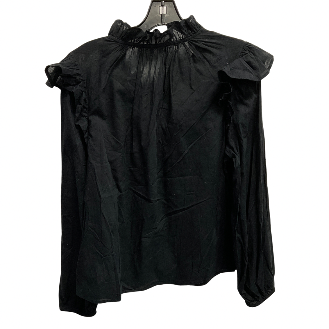 Top Long Sleeve By Gap In Black, Size: L