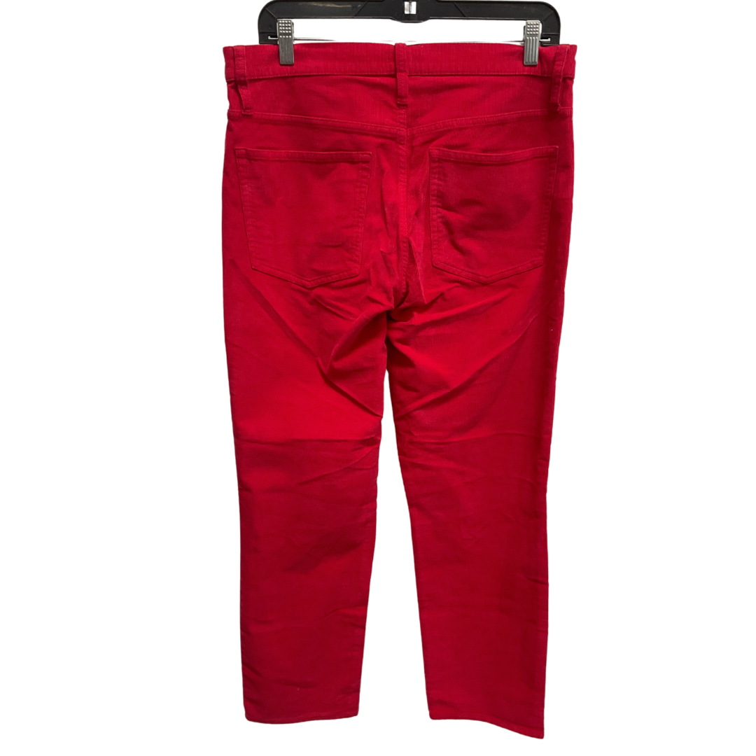 Pants Corduroy By J. Crew In Red, Size: 12