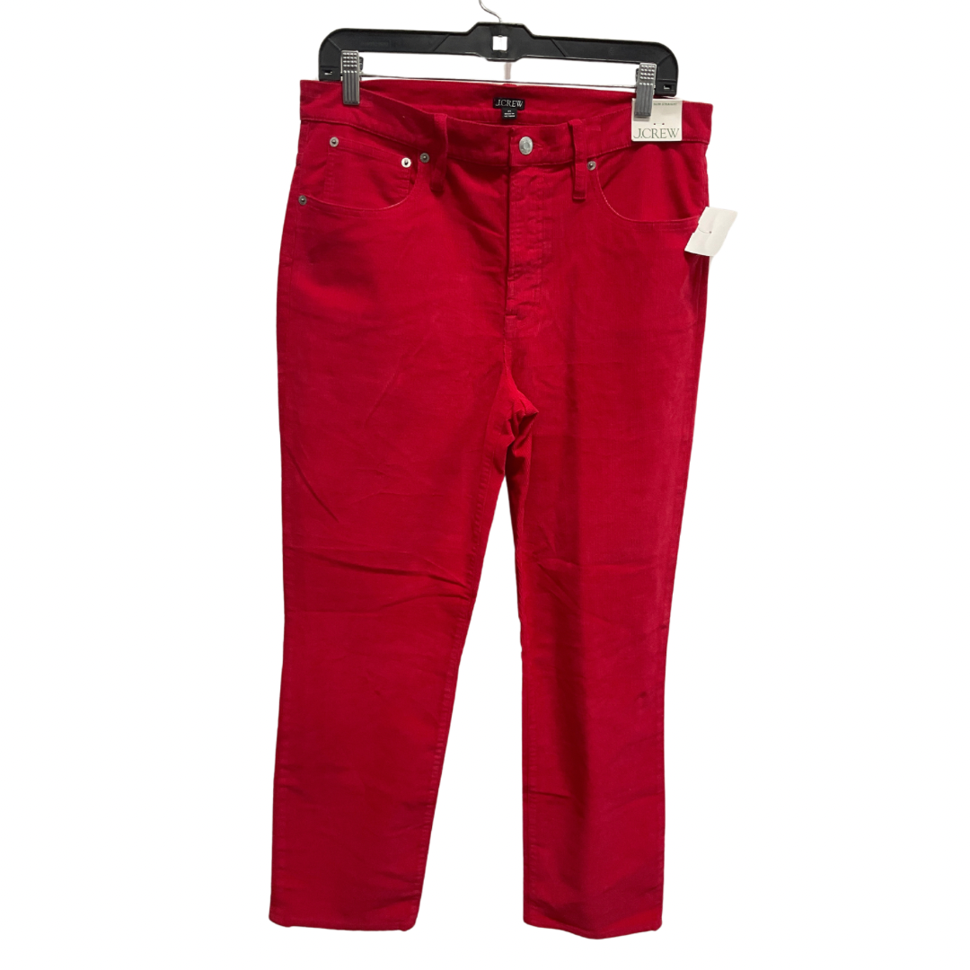 Pants Corduroy By J. Crew In Red, Size: 12