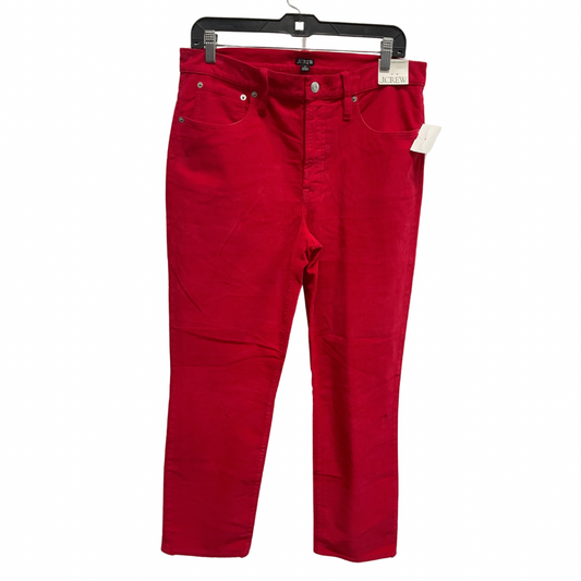 Pants Corduroy By J. Crew In Red, Size: 12