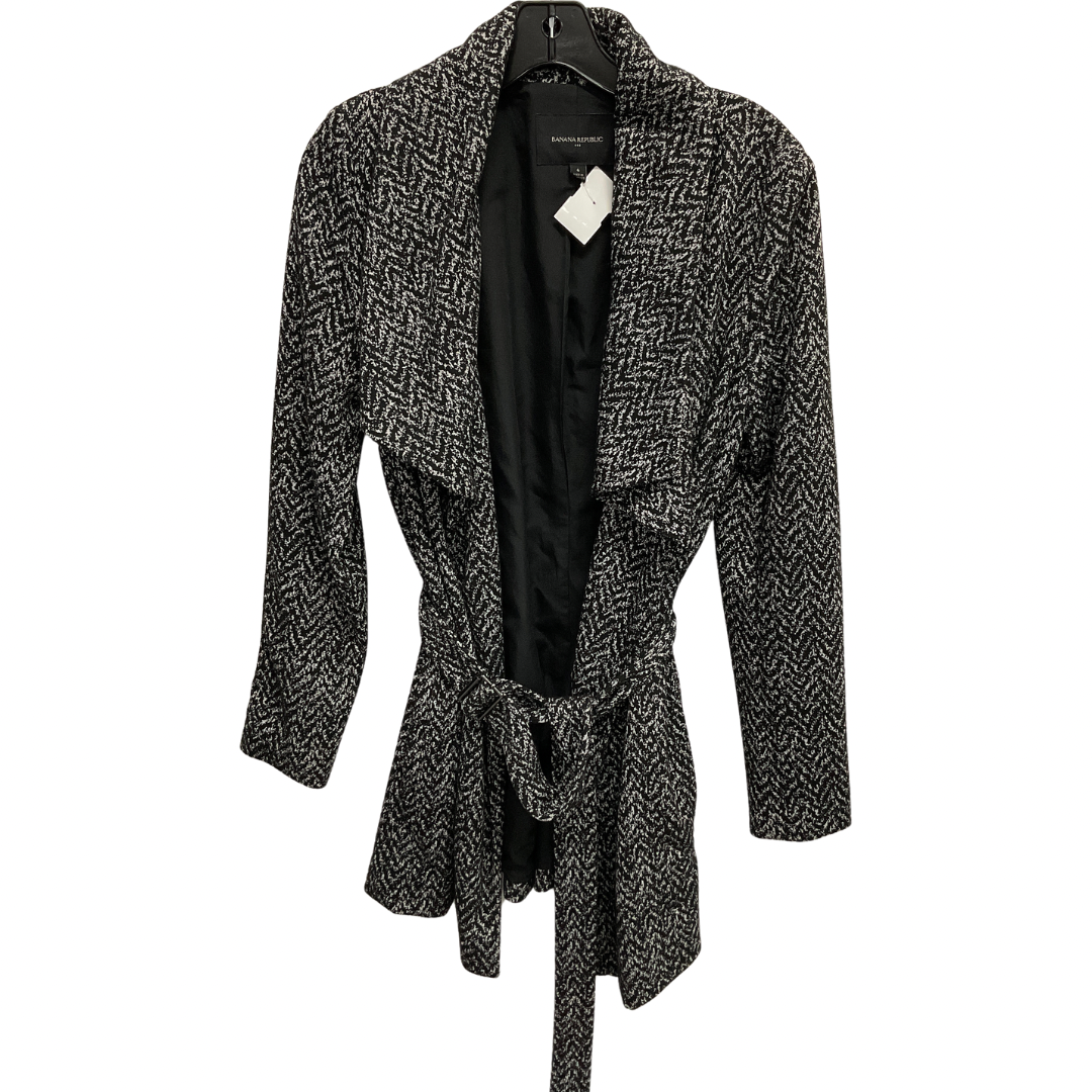 Jacket Other By Banana Republic In Black & White, Size: S