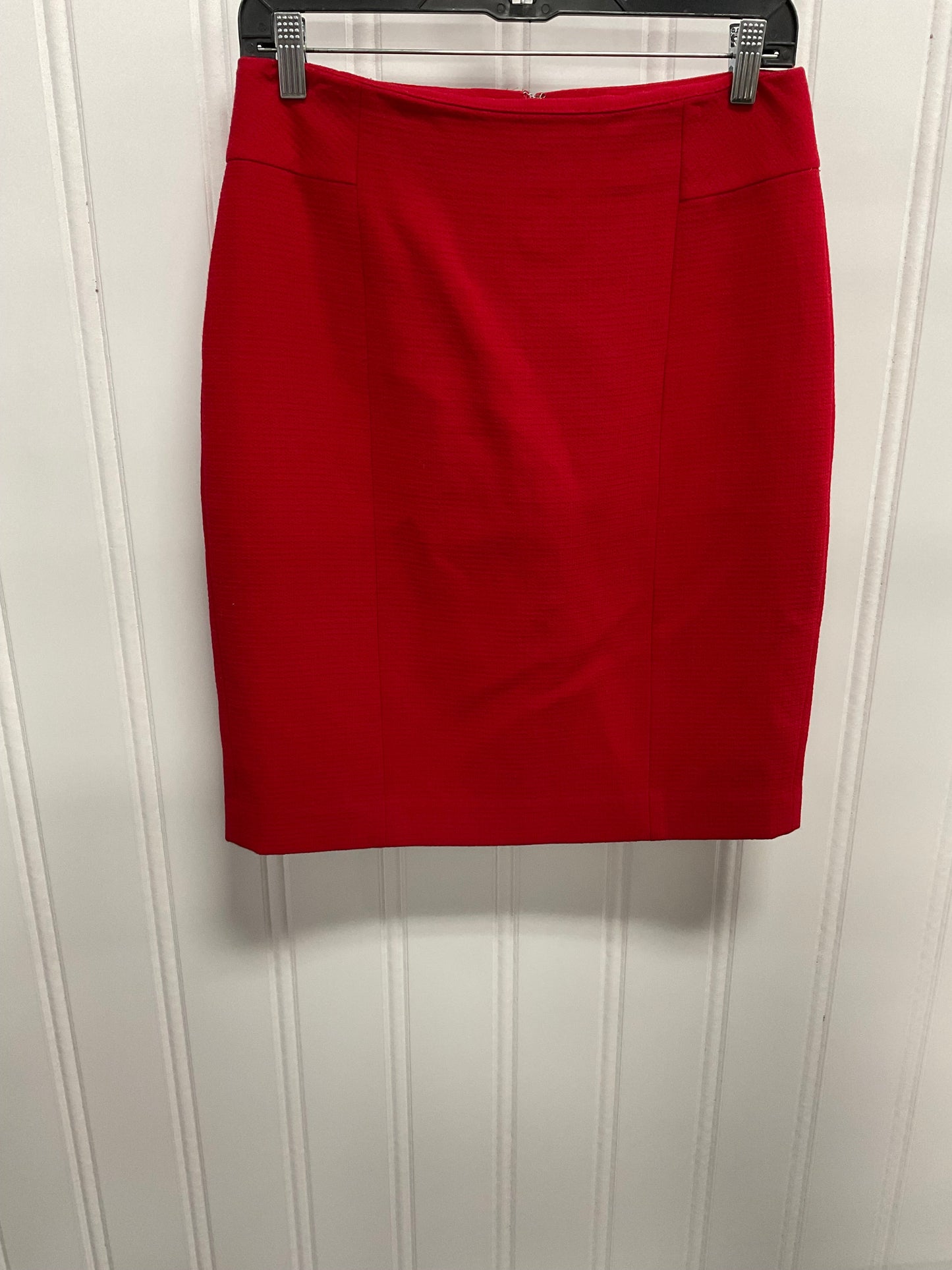 Skirt Midi By Ann Taylor In Red, Size: 8