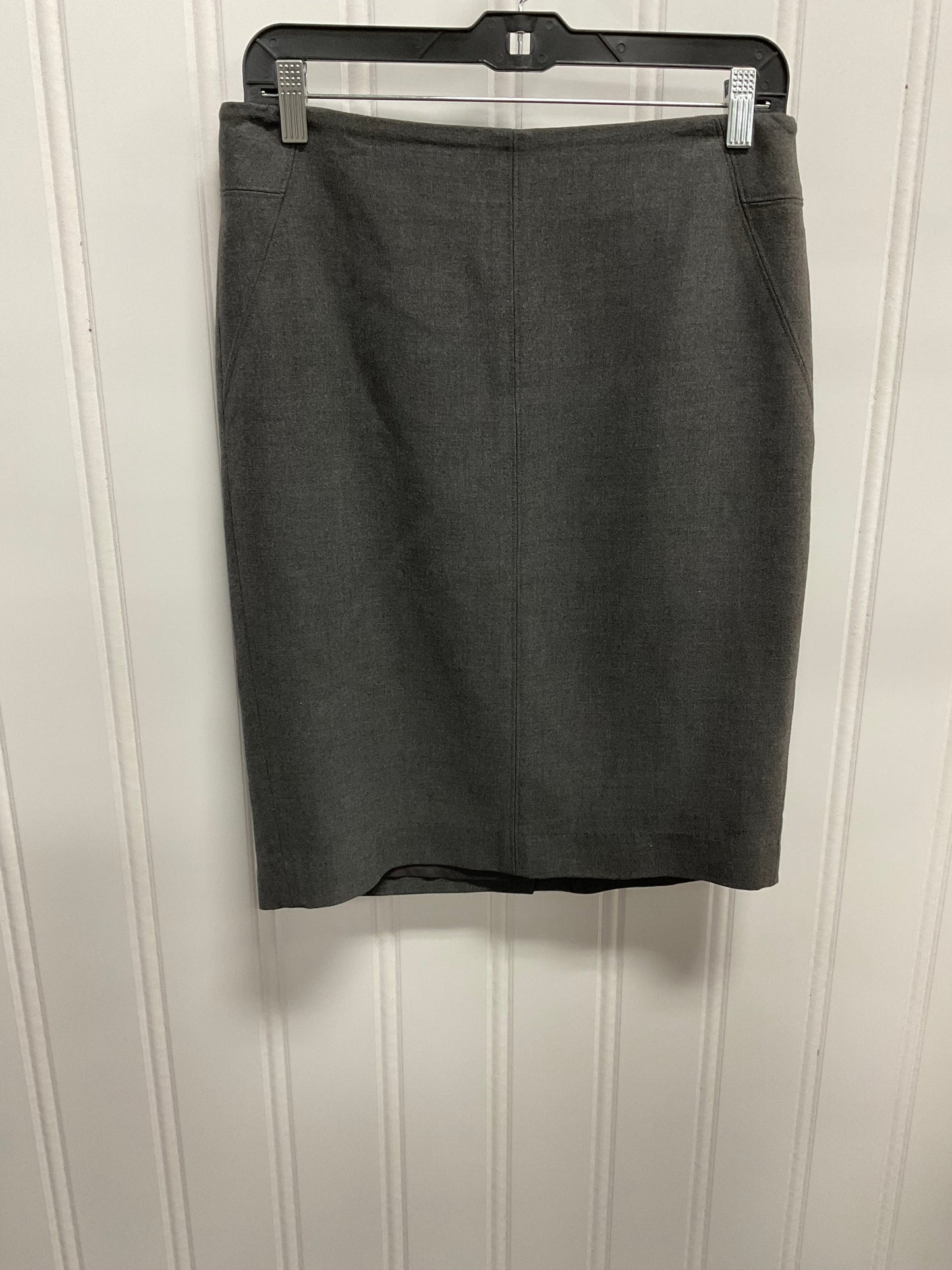 Skirt Midi By Loft In Grey, Size: 8