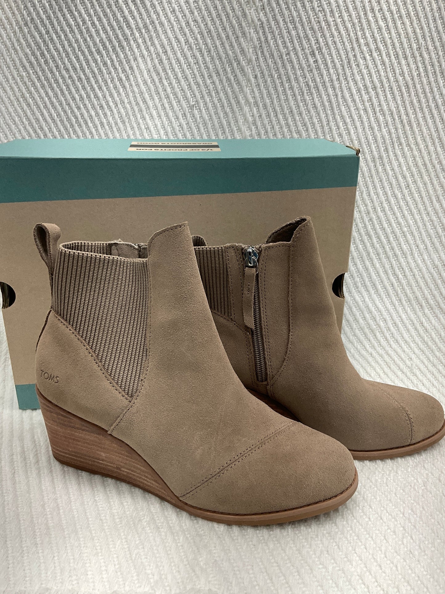Boots Ankle Heels By Toms  Size: 6.5