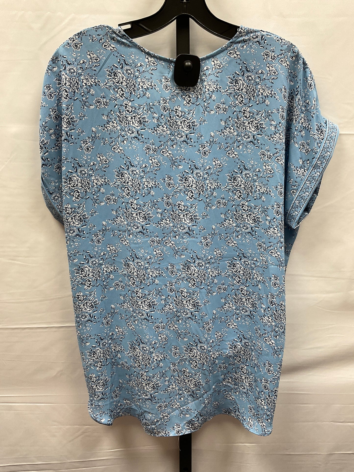 Blue Top Short Sleeve Max Studio, Size S