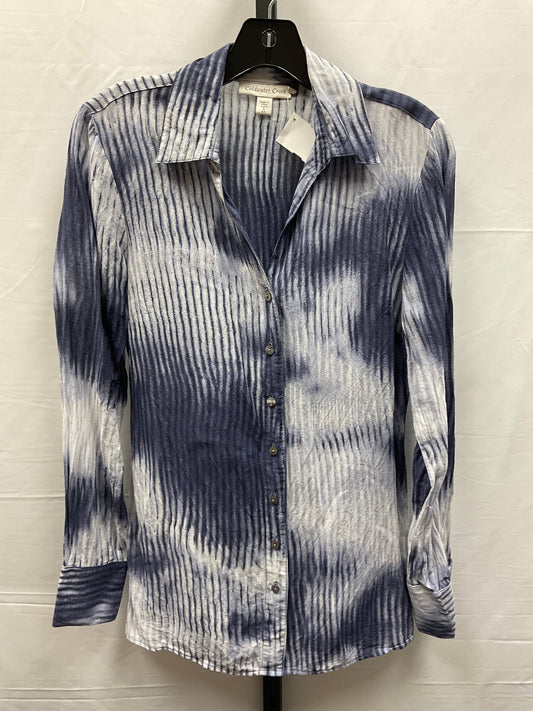 Blue Top Long Sleeve Coldwater Creek, Size S