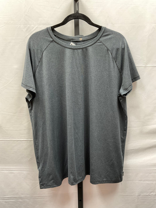 Grey Top Short Sleeve Basic Eddie Bauer, Size Xl